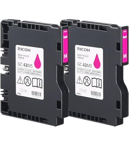 Amazon.co.jp: RICOH 純正 インク SGカートリッジ GC43 4色セット